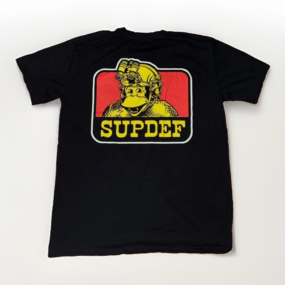 Superior Defense SupDef Ben Davis Shirt XL Black OG Monkey 24x30 Rare